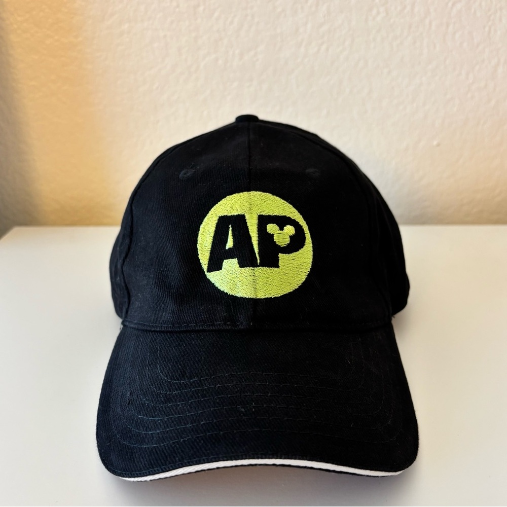 Disney Annual Passholder Black and Green Baseball Hat